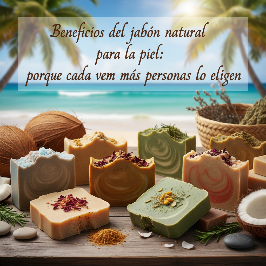 beneficios jabón natural para la piel Colombia Caribe Pasión