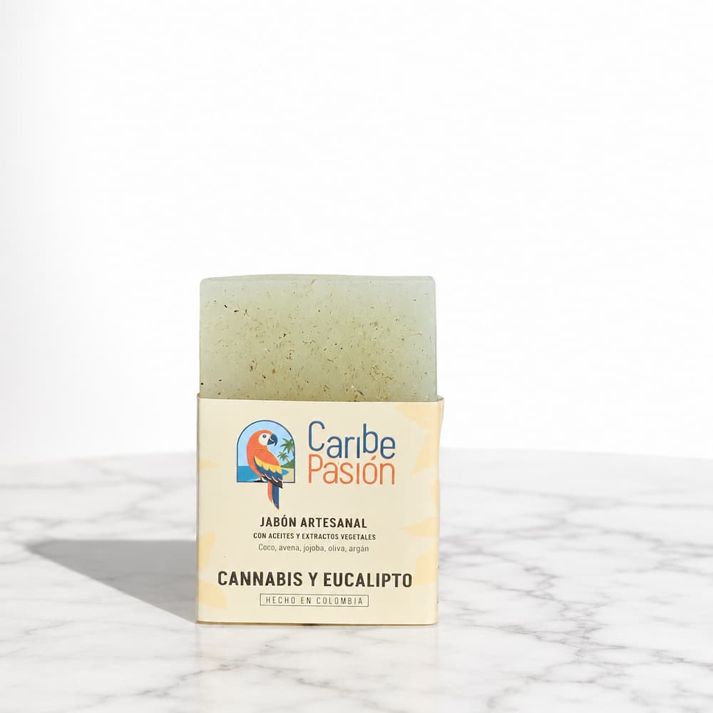 Jabón artesanal Eucalipto de aroma herbal y fresco