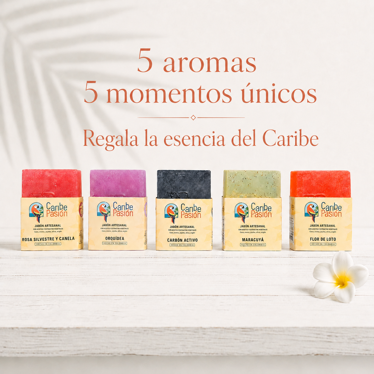 Kit Amor y Amistad · 5 Jabones