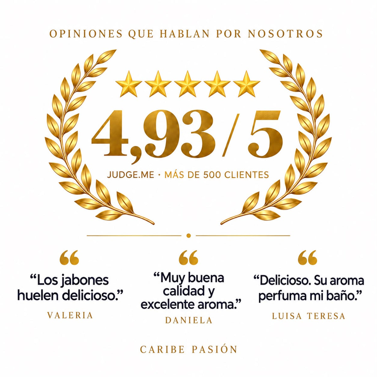 Jabones artesanales Caribe Pasión elaborados con siete aceites nobles y naturales