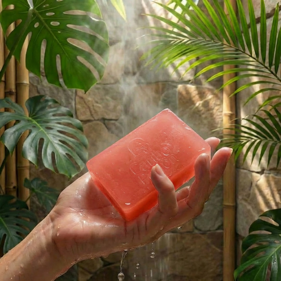 Jabón artesanal de pomelo y jengibre de Caribe Pasión