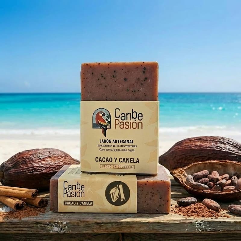 Jabón natural cacao y canela