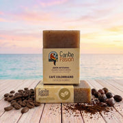 Jabón natural de café colombiano Caribe Pasión